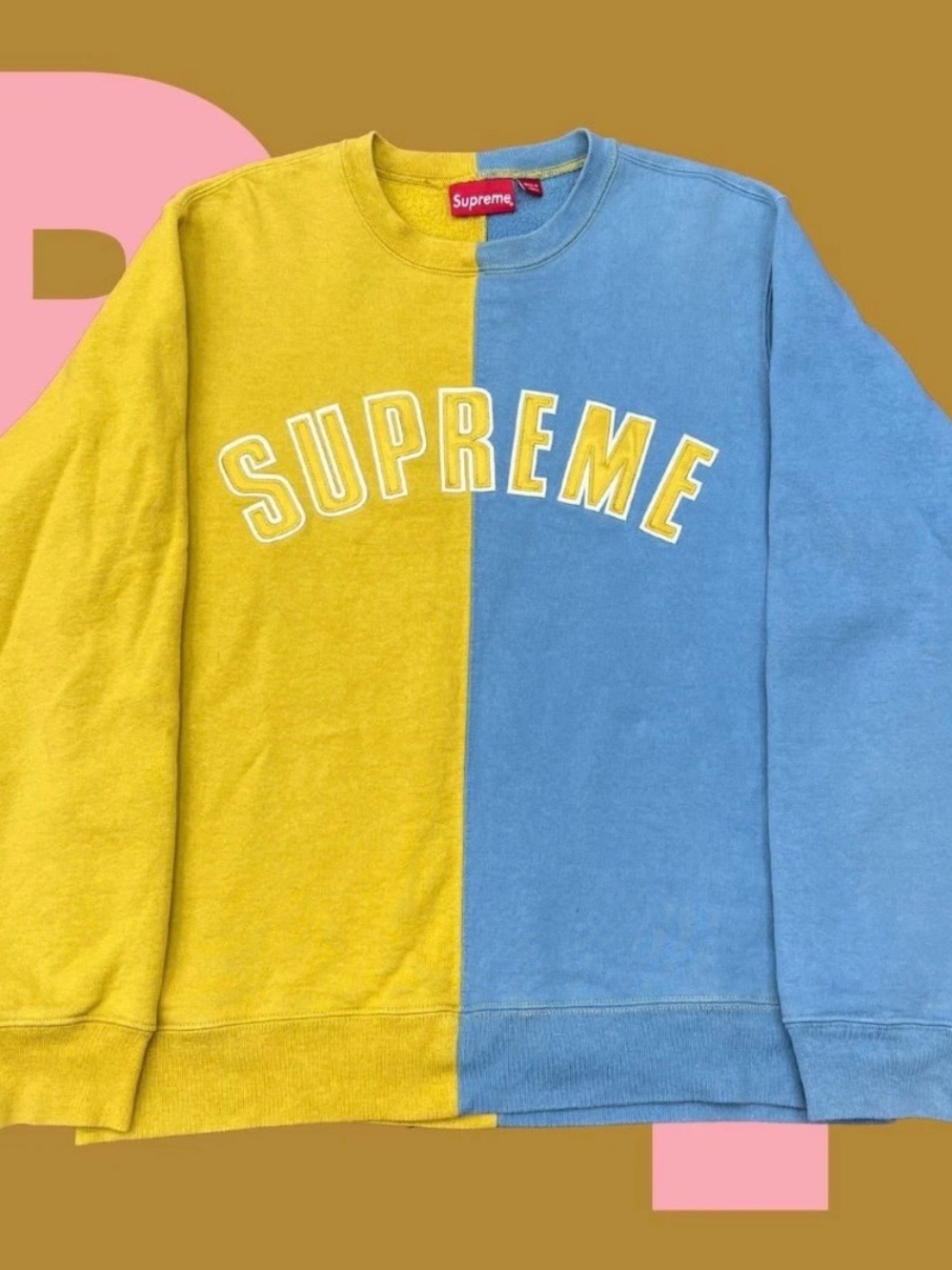Supreme Split Crewneck Sweatshirt (Medium)
